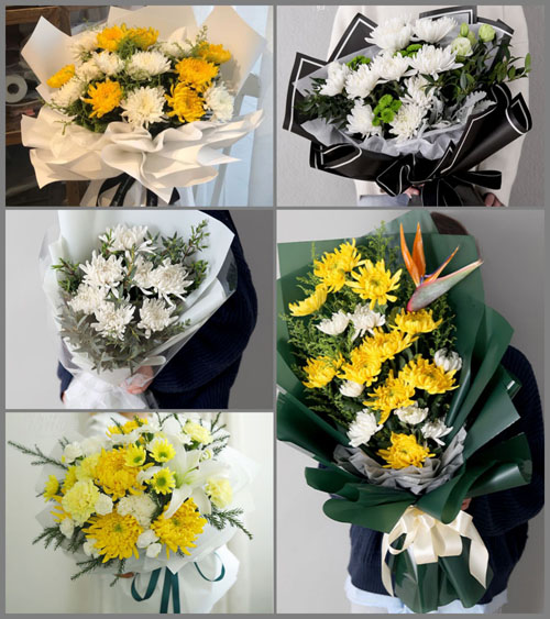 湖北襄阳市谷城县盛康镇周湾村白事花束代送
